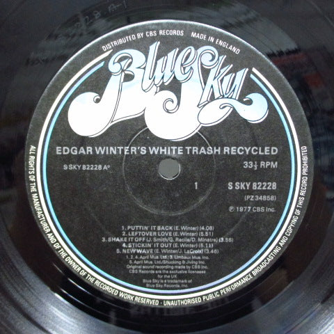 EDGAR WINTER'S WHITE TRASH (エドガー・ウインターズ・ウィズ・トラッシュ)- Recycled (UK Orig.)