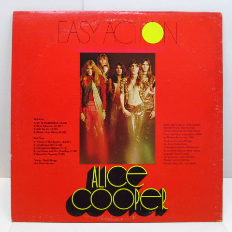 ALICE COOPER (アリス・クーパー)  - Easy Action (US '70 Straight Re LP/Autograph GS)
