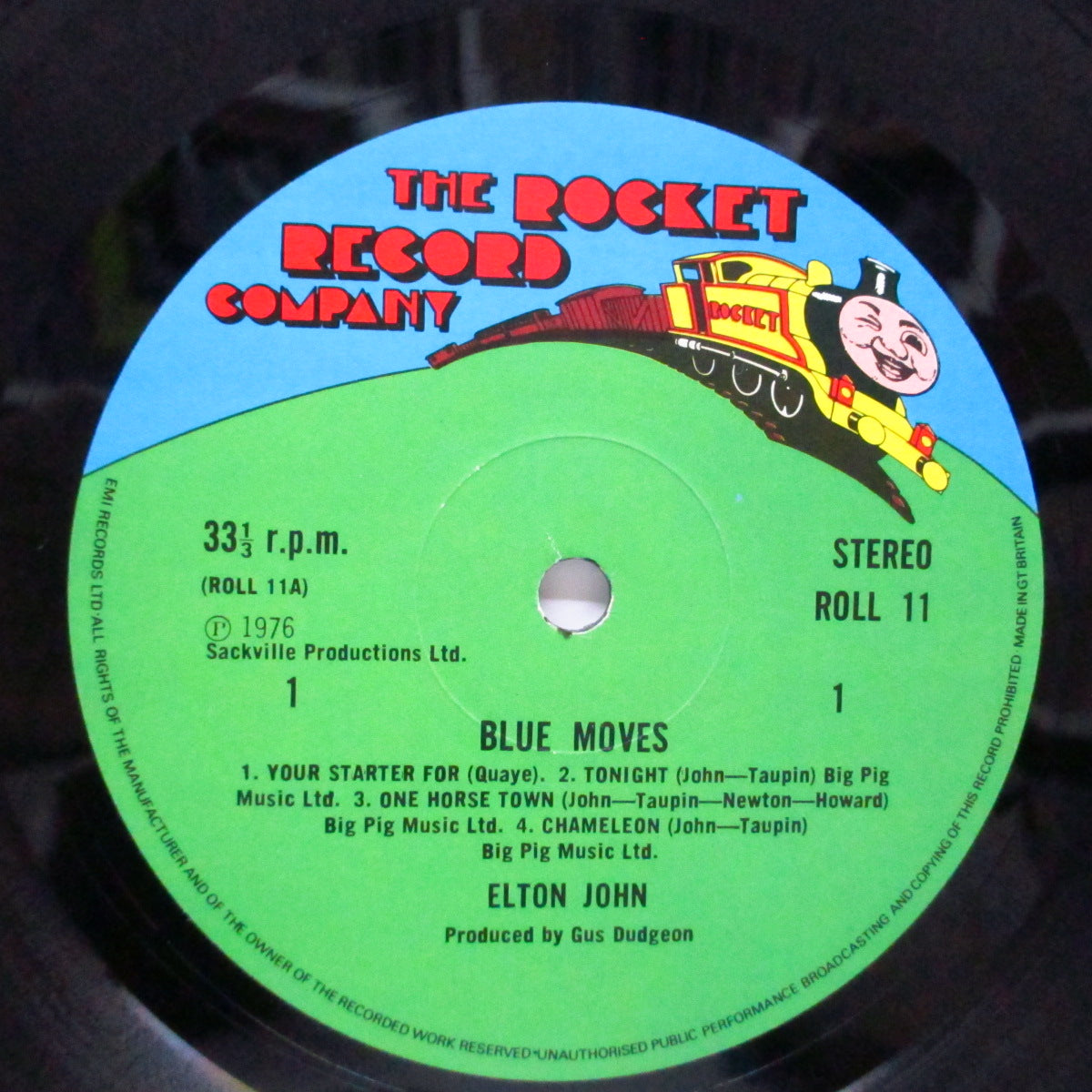 ELTON JOHN (エルトン・ジョン)  - Blue Moves (UK オリジナル 2xLP+見開ジャケ/ROSP 1)