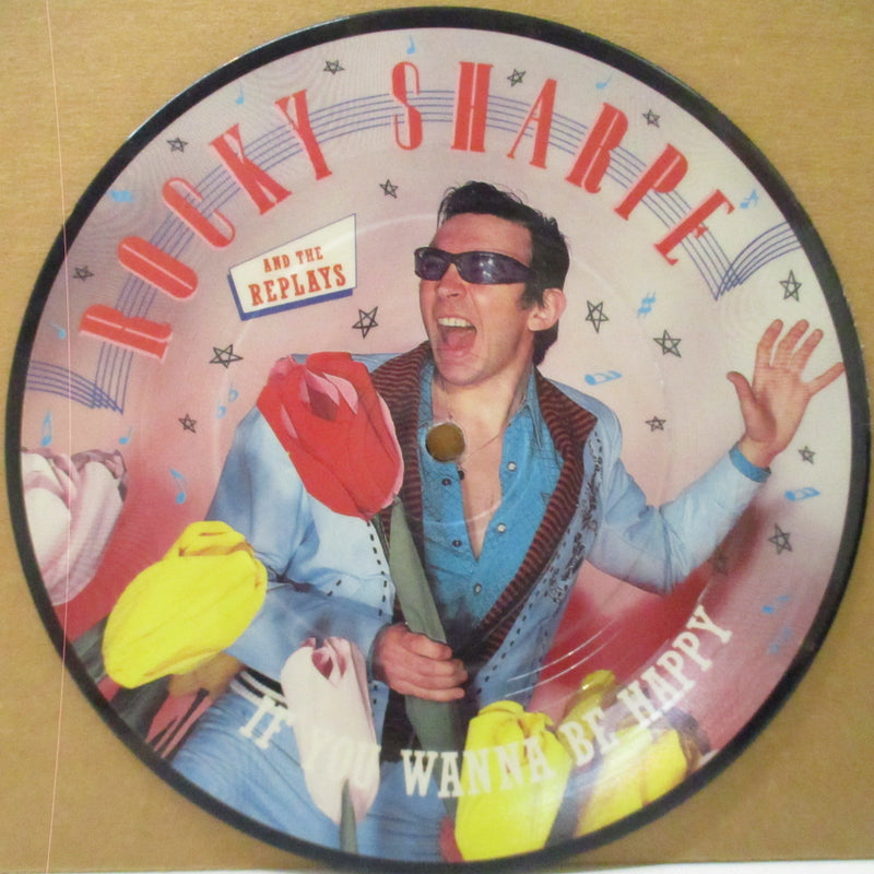 ROCKY SHARPE & THE REPLAYS - If You Wanna Be Happy (UK Orig.Picture 7")
