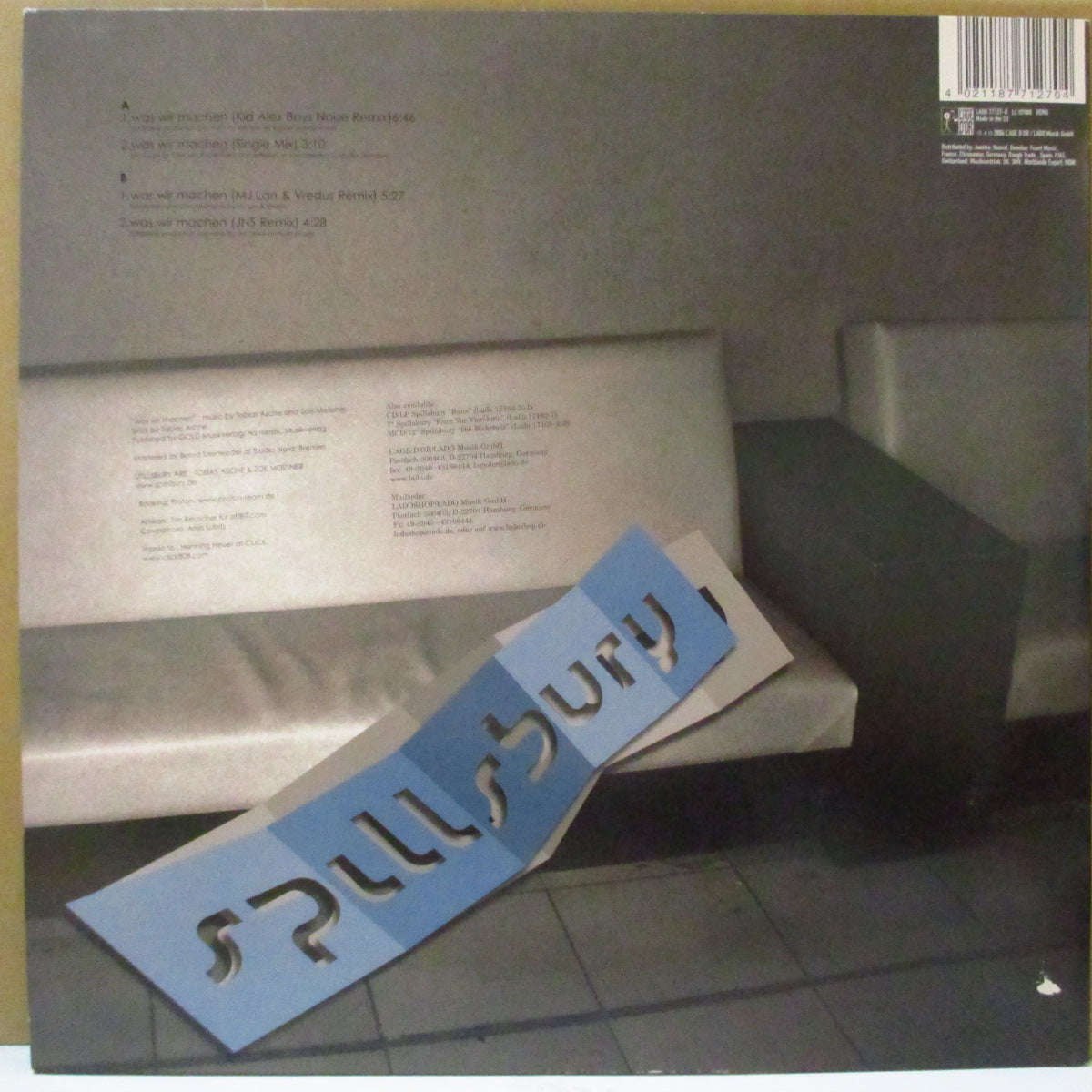 SPILLSBURY - Was Wir Machen (German Orig.12")