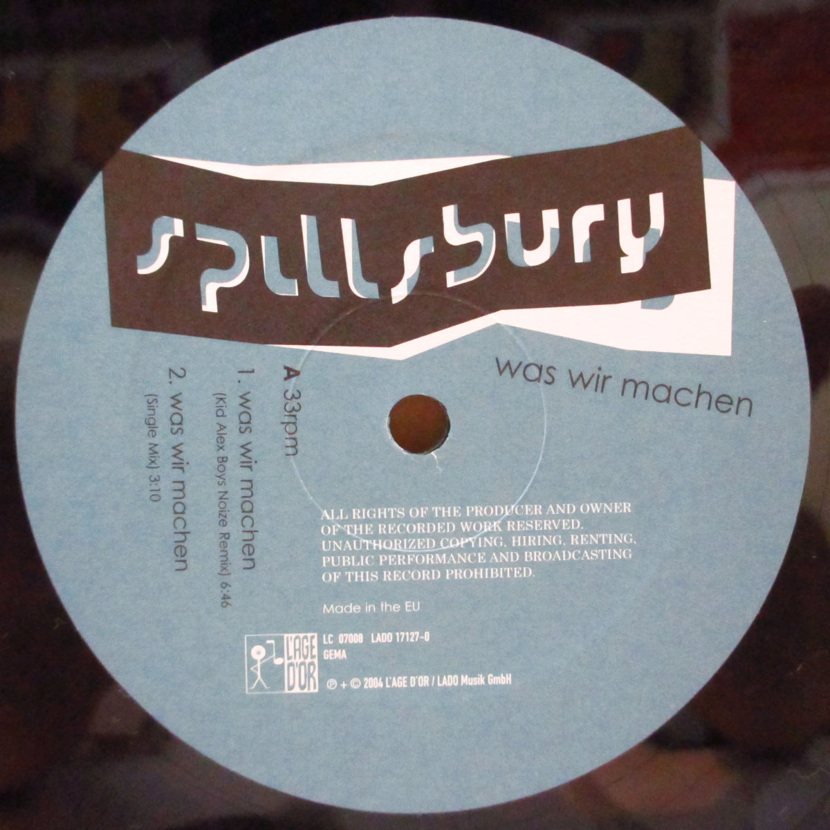 SPILLSBURY - Was Wir Machen (German Orig.12")