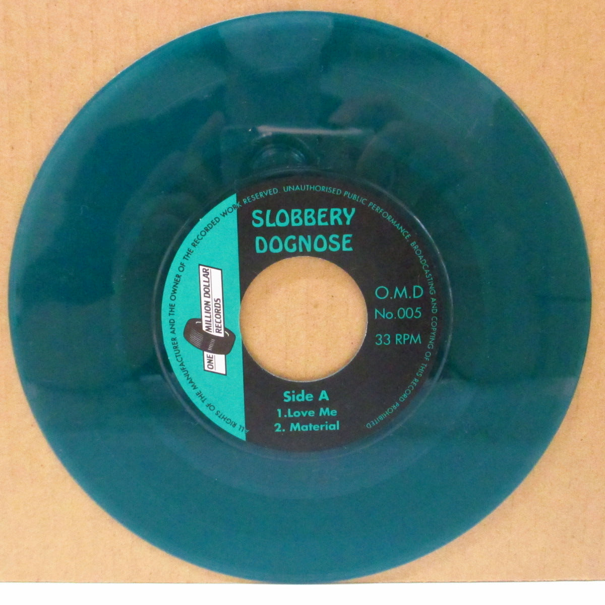 SLOBBERY DOGNOSE (スロッベリー・ドッグノーズ)  - Material +3 (German Limited Clear Green Vinyl 7")