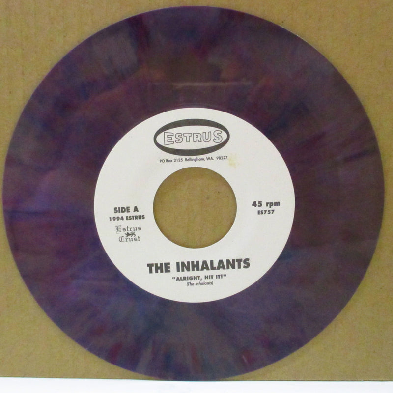 INHALANTS, THE (ジ・インハランツ)  - Alright, Hit It ! (US Limited Purple Marble Vinyl 7")