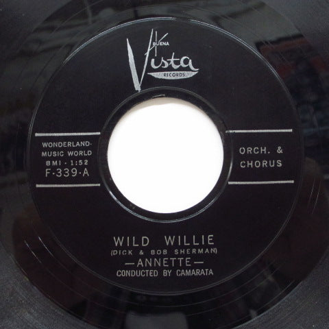ANNETTE - Lonely Guitar / Wild Willie (Orig.Plastic Label)
