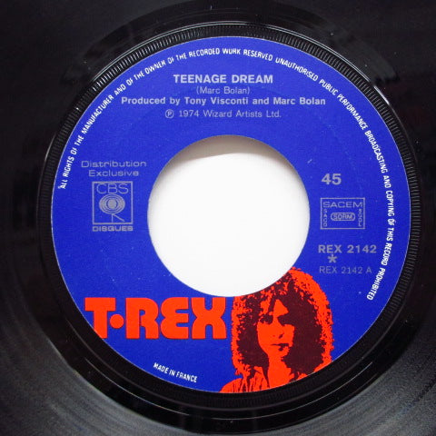 T.REX (Ｔ・レックス)  - Teenage Dream (FRANCE Orig.7"+PS)