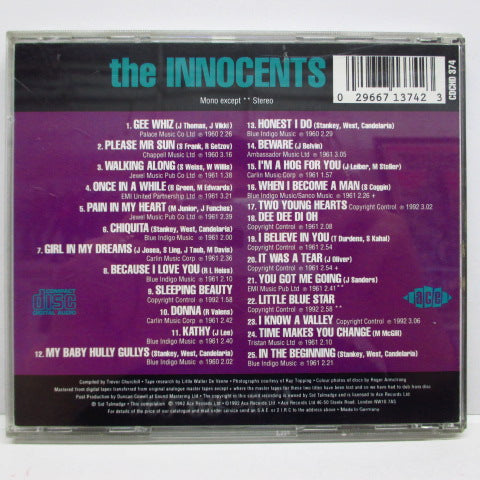 INNOCENTS - The Complete Indigo Recordings (ドイツ CD)