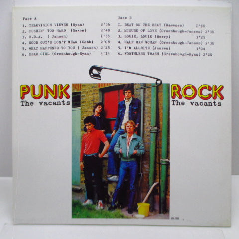VACANTS, THE (ザ・ベイカンツ)  - Punk Rock (EU Unofficial LP)