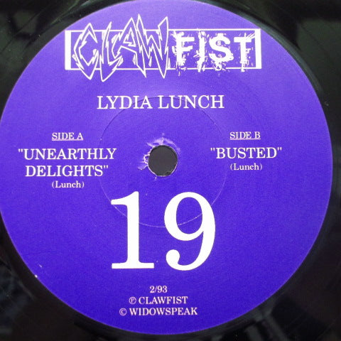 LYDIA LUNCH - Unearthly Delights (UK Orig.7")