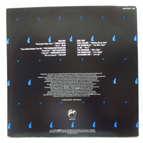 V.A. - Waves : An Anthology Of New Music Vol.1 Jan.1979 (US Ltd.Blue Vinyl LP/GS)