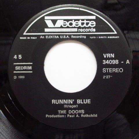 DOORS (ドアーズ) - Runnin' Blue / Do It (Italy Orig.7"+PS)