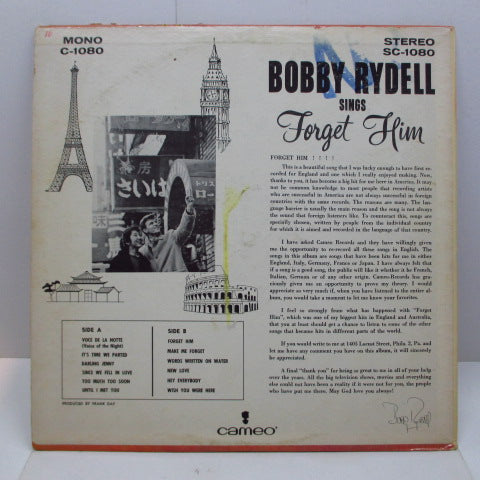 BOBBY RYDELL - Sings Forget Him (US Orig.Stereo)