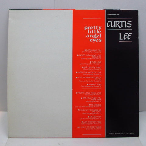 CURTIS LEE - Pretty Little Angel Eyes (Euro LP)