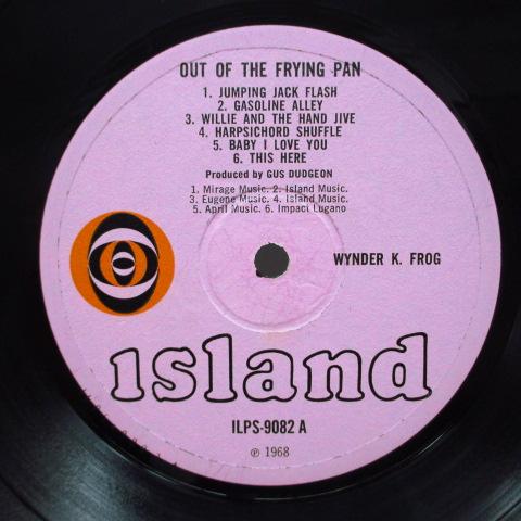 WYNDER K.FROG - Out Of The Frying Pan (UK Orig.Stereo LP/CS)