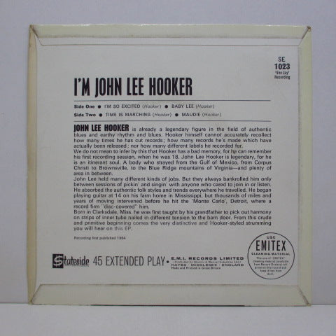 ジョーン・リー・ホーカー - 私はジョン・リー・フッカー(英国EP)