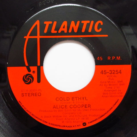 ALICE COOPER (アリス・クーパー)  - Only Women / Cold Ethyl (US:Orig.)