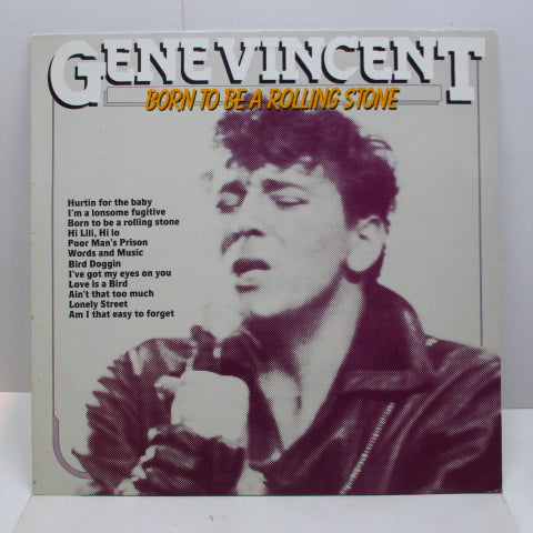 GENE VINCENT - Born To Be A Rolling Stone (Dutch Re Stereo LP)