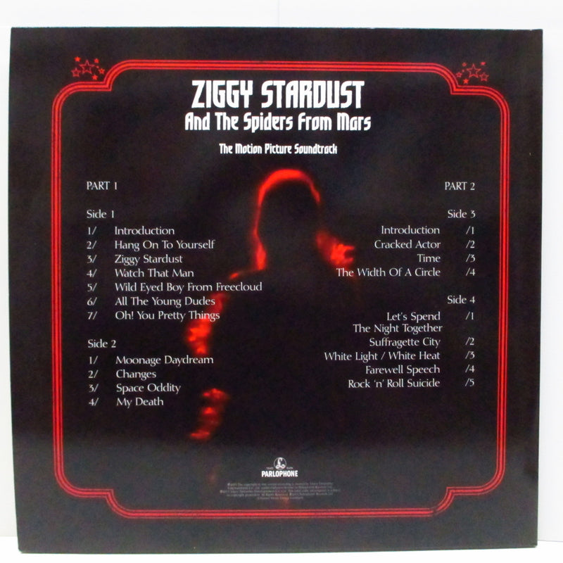 DAVID BOWIE (デヴィッド・ボウイ)  - Ziggy Stardust - The Motion Picture (UK-EU '16 Re 2x180g LP+Inner/GS)