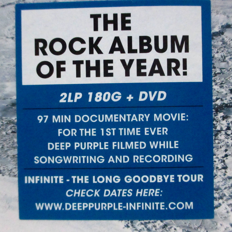 DEEP PURPLE (ディープ・パープル)  - Infinite (EU Ltd.2x180g LP+DVD/Stickered GS-NEW)