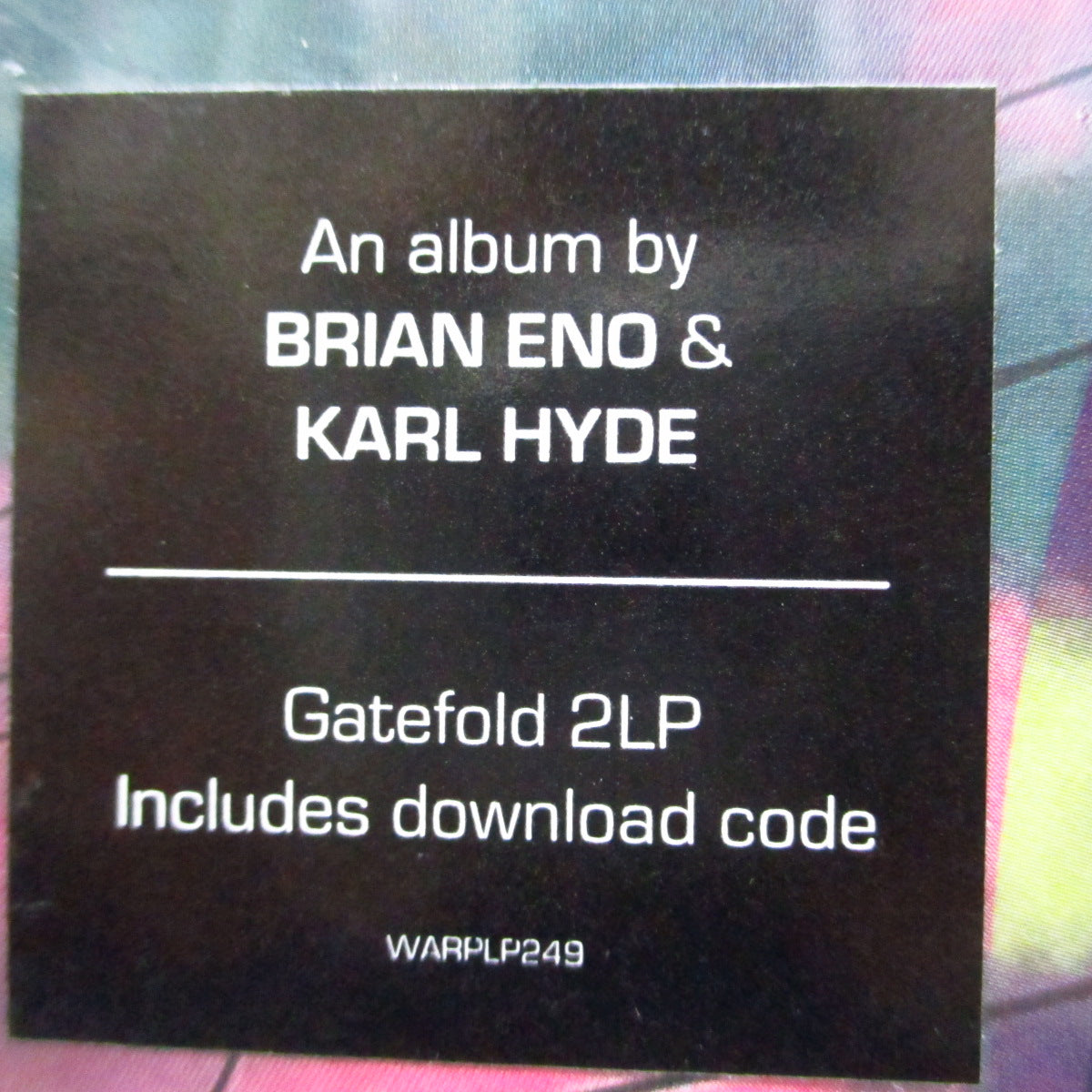 BRIAN ENO / KARL HYDE (ブライアン・イーノ / カール・ハイド)  - Someday World (UK-EU Orig.2xLP/Stickered GS-NEW)