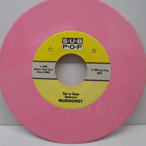 MUDHONEY - You're Gone +2 (US Orig.Pink Vinyl 7")