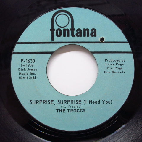 TROGGS - Surprise, Surprise (I Need You) (US Orig)