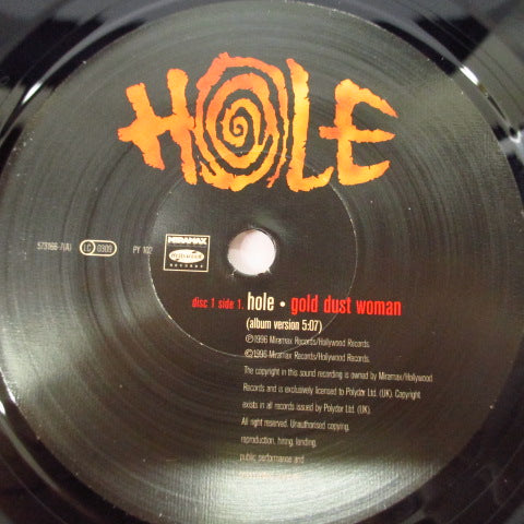 HOLE / NY LOOSE - Gold Dust Woman / Spit (UK Orig.2x7"/Numbered GS)