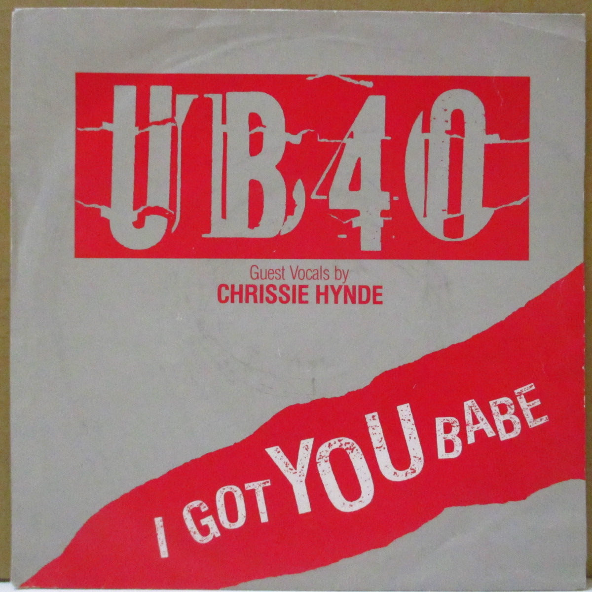 UB40 - I Got You Babe (UK オリジナル 7"+ソフト紙折り返しジャケ)