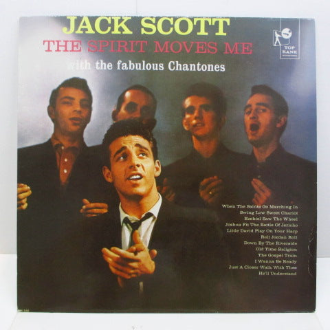 JACK SCOTT - The Spirit Moves Me (Euro 80's Re Mono LP)