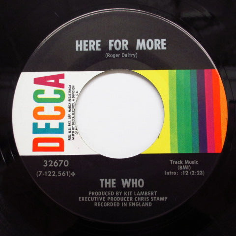 WHO (フー） - The Seeker (US Orig.7")