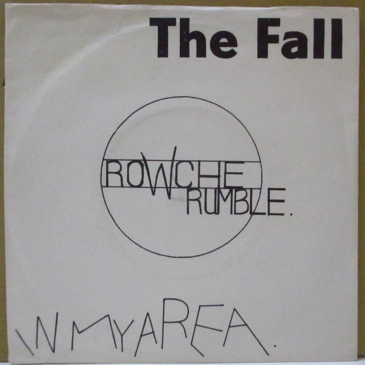 FALL, THE (ザ・フォール)  - Rowche Rumble (UK オリジナル 7インチ+マットソフト紙ジャケ)