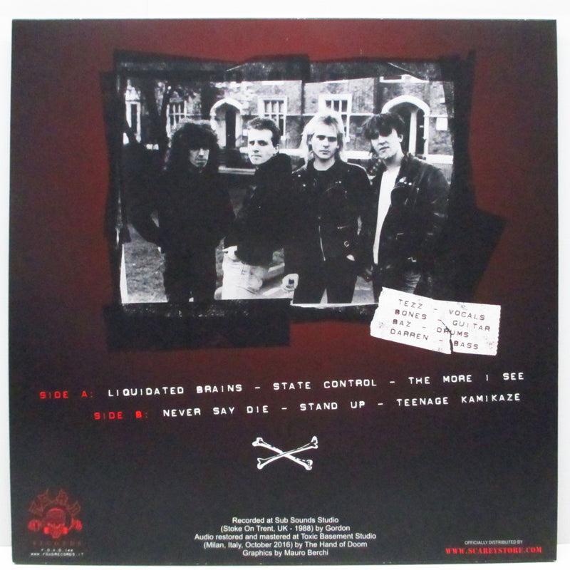 BROKEN BONES (ブロークン・ボーンズ)  - Demo 1988 (Italy 100枚限定再発スプラッターヴァイナル 12"+インサート)