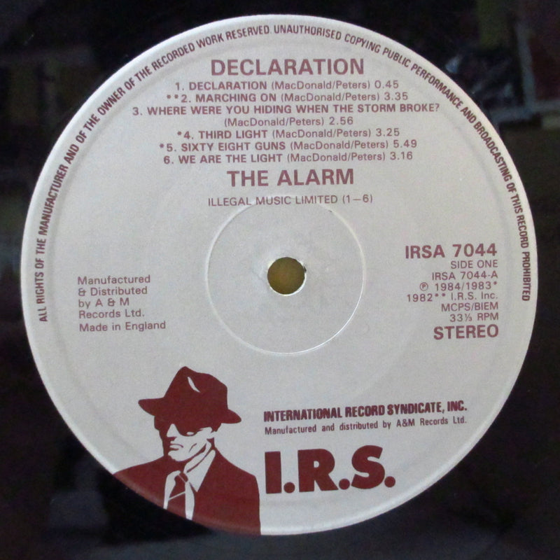 ALARM, THE (ジ・アラーム)  - Declaration (UK オリジナル・シルバーラベ LP+インナー)