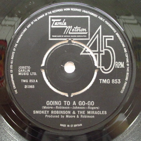 MIRACLES (SMOKEY ROBINSON & THE) - Going To A Go-Go +2 ('73 UK Re)