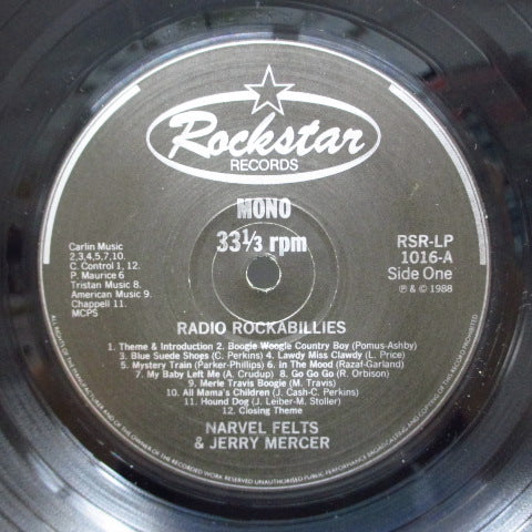 NARVEL FELTS & JERRY MERCER - Radio Rockabillies (UK Orig.LP)