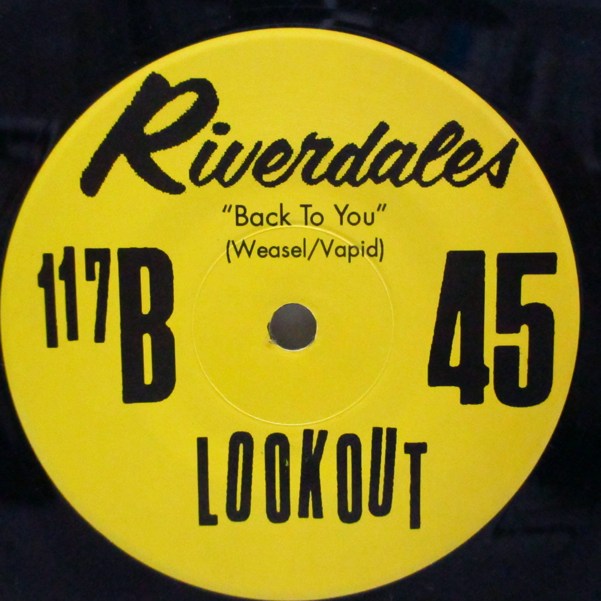 RIVERDALES (リバーデイルズ)  - Back To You (US Orig.7")