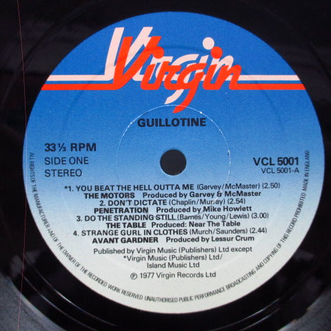 V.A. - Guillotine (UK Orig.10")