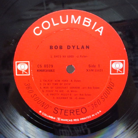 BOB DYLAN (ボブ・ディラン)  - Bob Dylan (1st) (US '63 2nd Press Stereo LP)