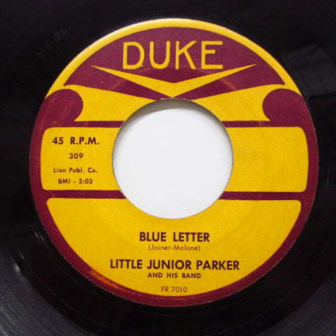 JUNIOR PARKER(LITTLE JUNIOR PARKER) - Blue Letter / Stranded