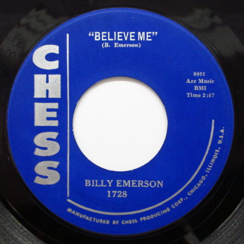 ビルリー(キッド)エメルソン - 聖なるサバの赤ちゃん/私を信じる