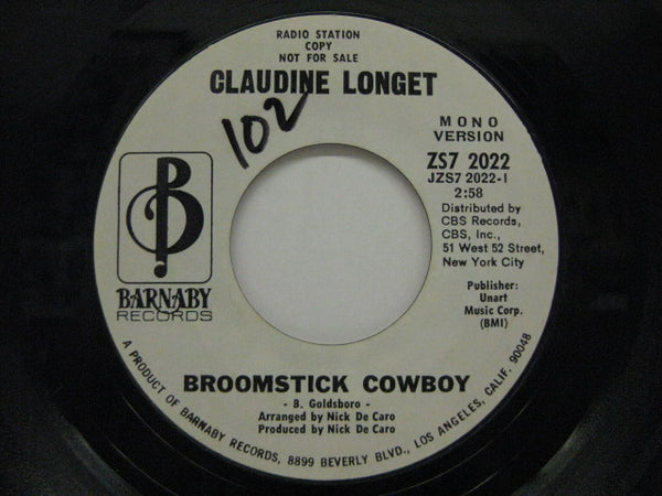 CLAUDINE LONGET - Broomstick Cowboy (Promo)