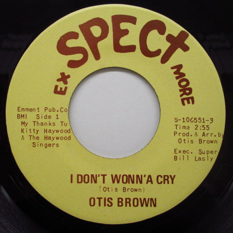 OTIS BROWN - The Willie Bop (Orig)