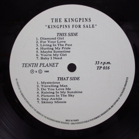 KINGPINS (キングピンズ)  - For Sale (UK-France '95 Ltd.LP/GS)