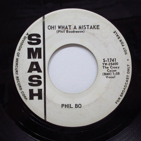 PHIL BO - Oh!What A Mistake / Morning Star