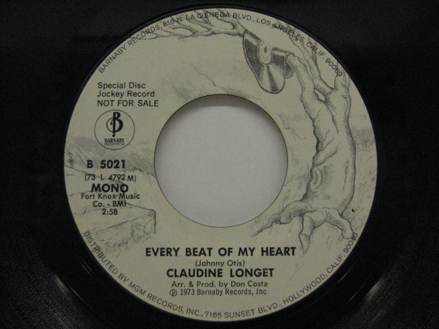 CLAUDINE LONGET - Every Beat Of My Heart  (Promo)