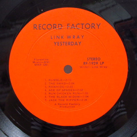 LINK WRAY - Yesterday-Today (US Orig.Stereo LP)
