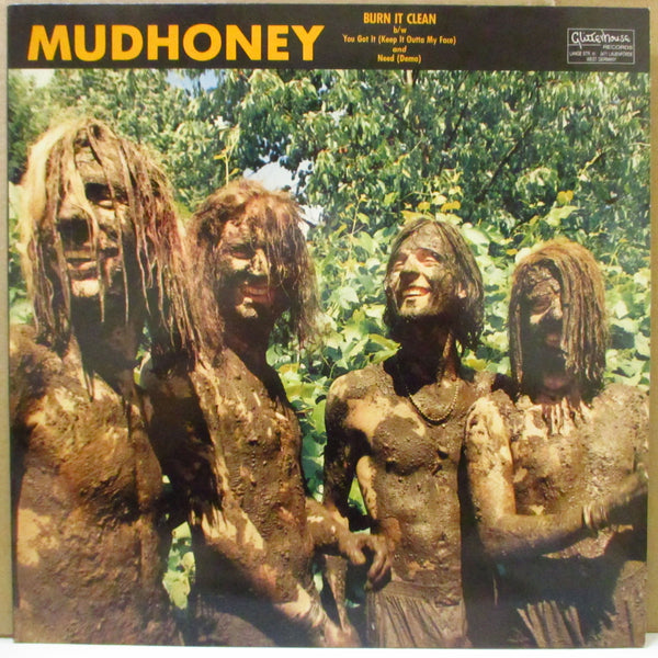 MUDHONEY (マッドハニー)  - Burn It Clean +2 (German Orig.12")