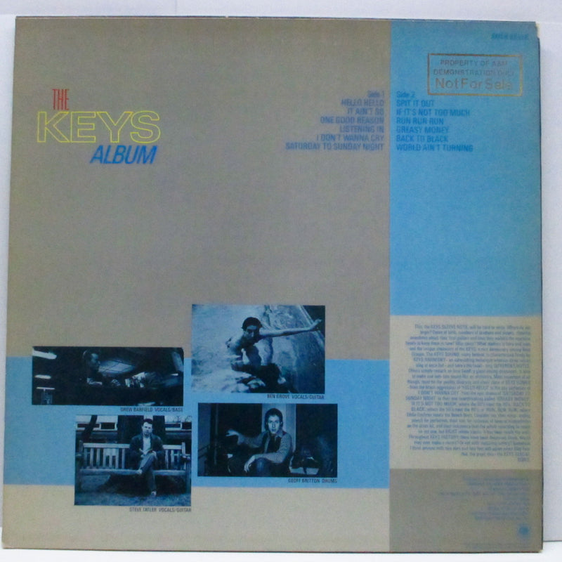 KEYS, THE (ザ ・キイズ)  - Album (UK オリジナル LP/「プロモスタンプ」ジャケ)