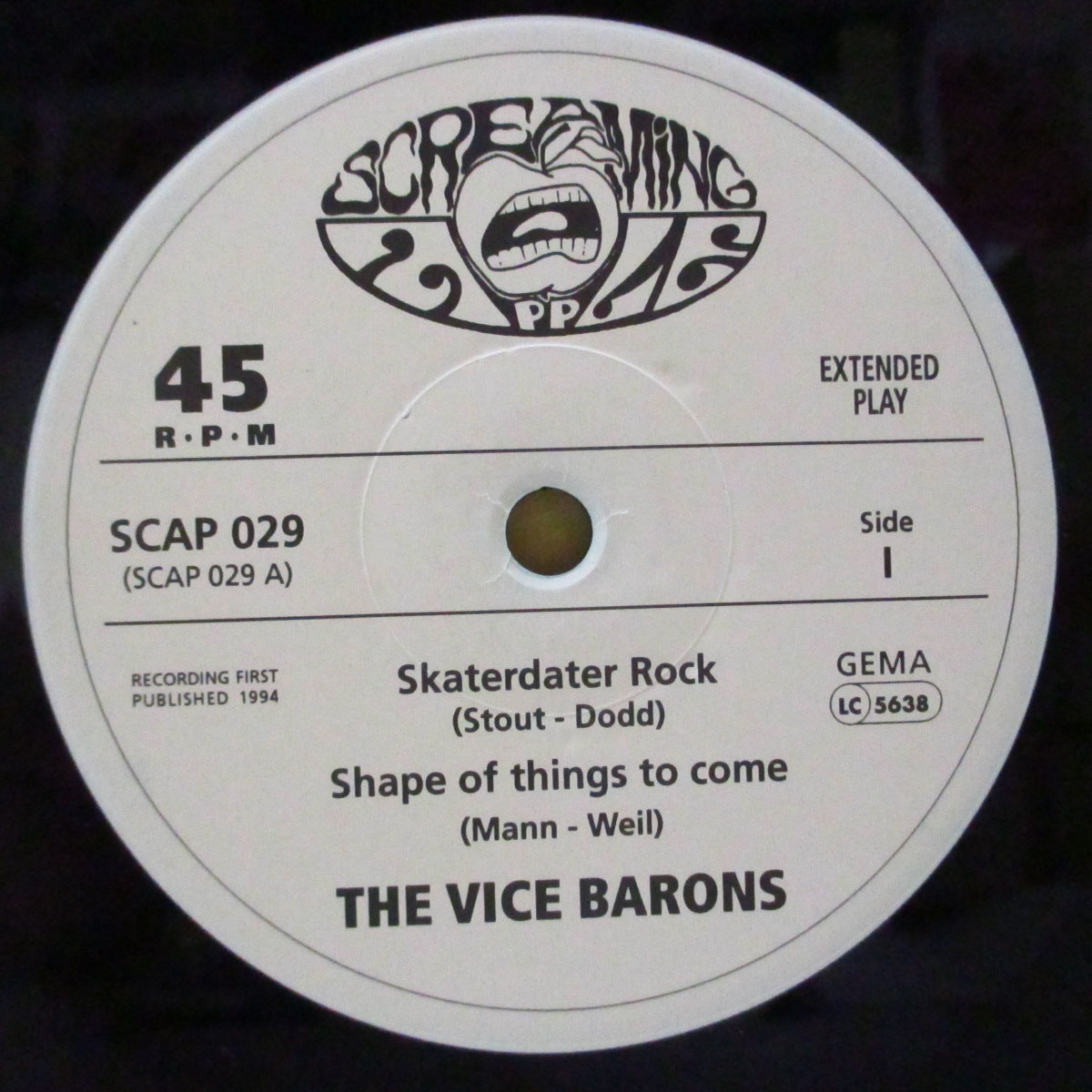 VICE BARONS, THE (ザ・ヴァイス・バロンズ)  - Arrowheads! (German Orig.7")