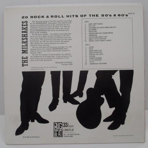 MILKSHAKES (ザ・ミルクシェイクス)  - 20 Rock And Roll Hits Of The 50's And 60's (UK Orig.LP)